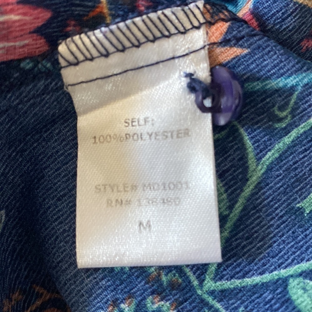 I. Madeline Garden Splendor Floral Print Long Sleeve Midi Dress - Picture 8 of 9